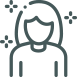 Icon indicating a recovery period of 1 to 2 days